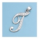 CZ INITIAL PENDANTS