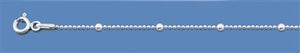 Silver Italian Chain - DC Bead w/ Balls