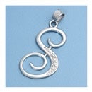 CZ INITIAL PENDANTS
