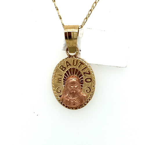 14K Gold My Baptism Pendant
