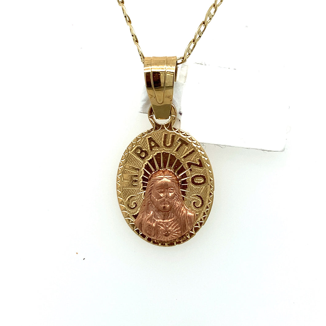 14K Gold My Baptism Pendant