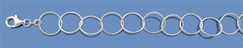 Sterling Silver Open Circle Italian Chain