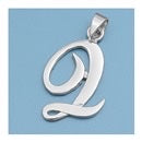 SILVER INITIAL PENDANT