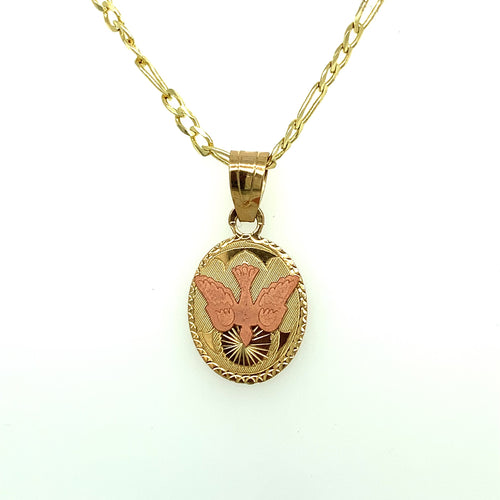 10K Gold Holy Spirit Pendant