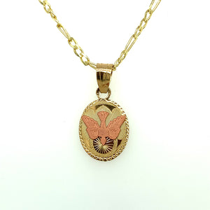 10K Gold Holy Spirit Pendant