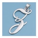 SILVER INITIAL PENDANT