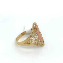 Load image into Gallery viewer, 14K Gold Saint Jude Swirl Ring