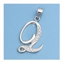 CZ INITIAL PENDANTS