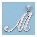 SILVER INITIAL PENDANT