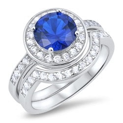 Sterling Silver Cz Ring
