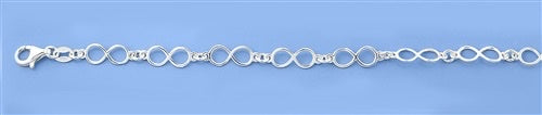 Sterling Silver Infinity Bracelet