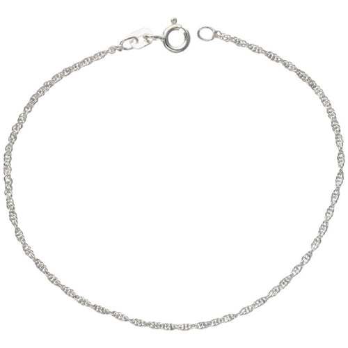 Sterling Silver Loose Rope Chain 1mm