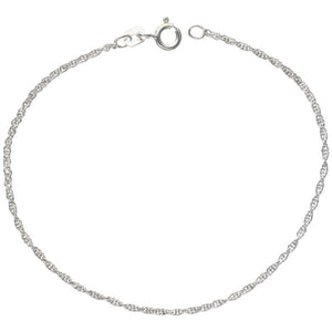 Sterling Silver Loose Rope Chain 1mm