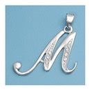 Load image into Gallery viewer, CZ INITIAL PENDANTS