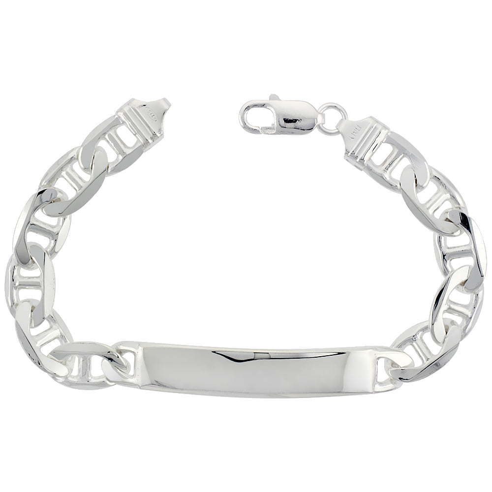 Sterling Silver ID Mariner Bracelet