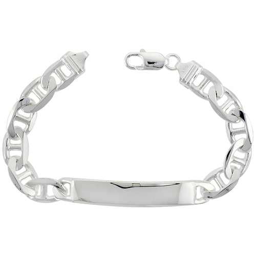 Sterling Silver ID Mariner Bracelet