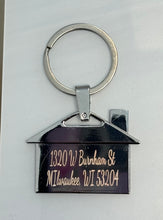 Load image into Gallery viewer, Customized Stainless Steel Keychain