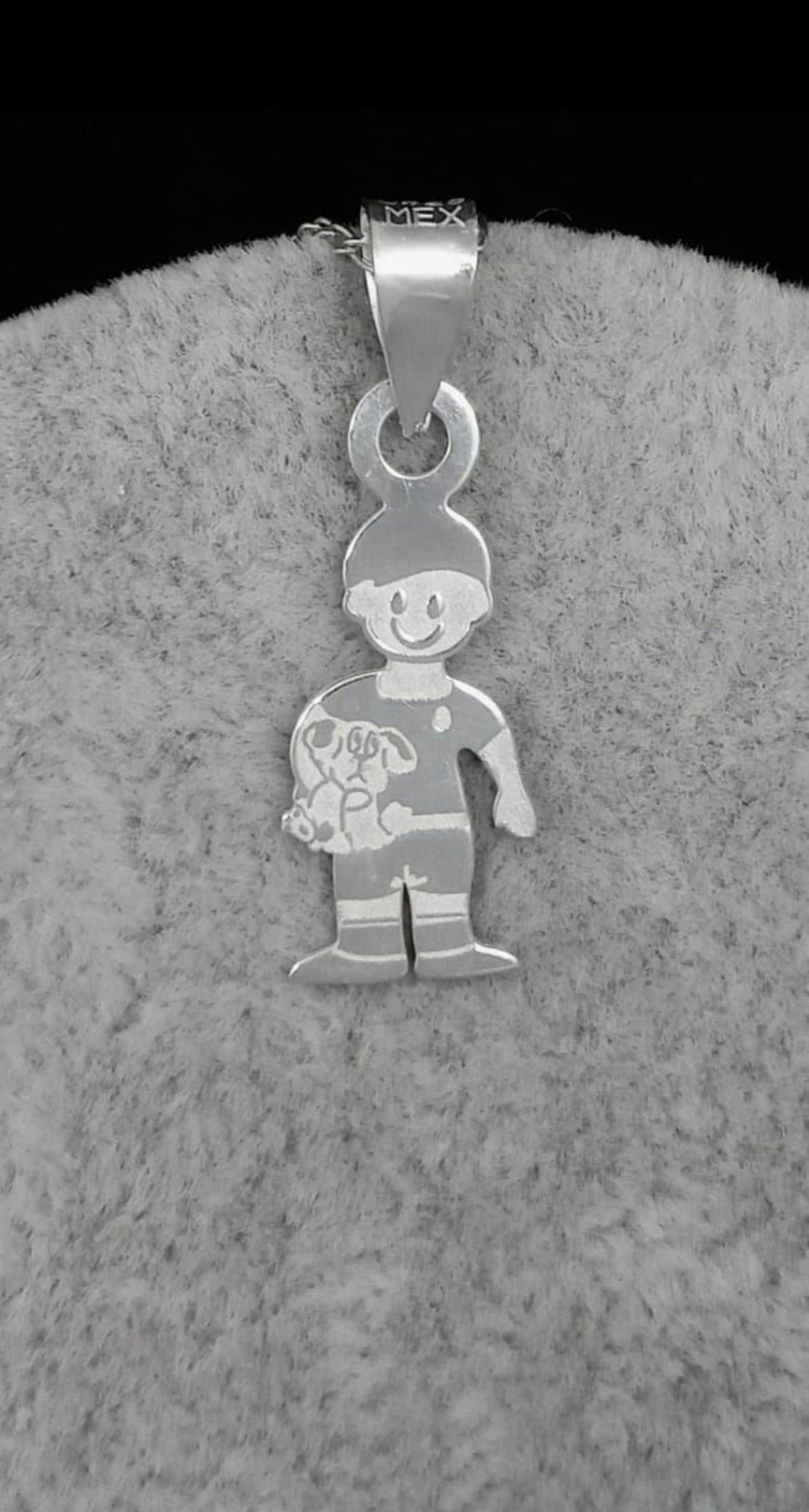 Sterling Silver Pendant Boy