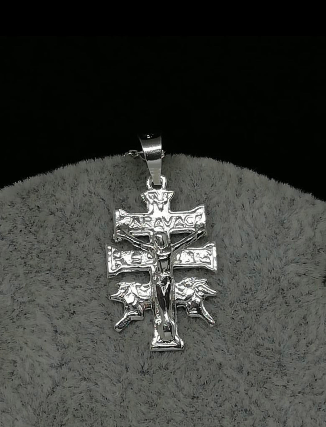 Sterling Silver Pendant Cross of Caravan
