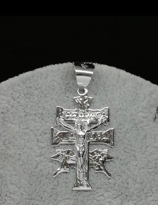 Sterling Silver Pendant Cross of Caravan