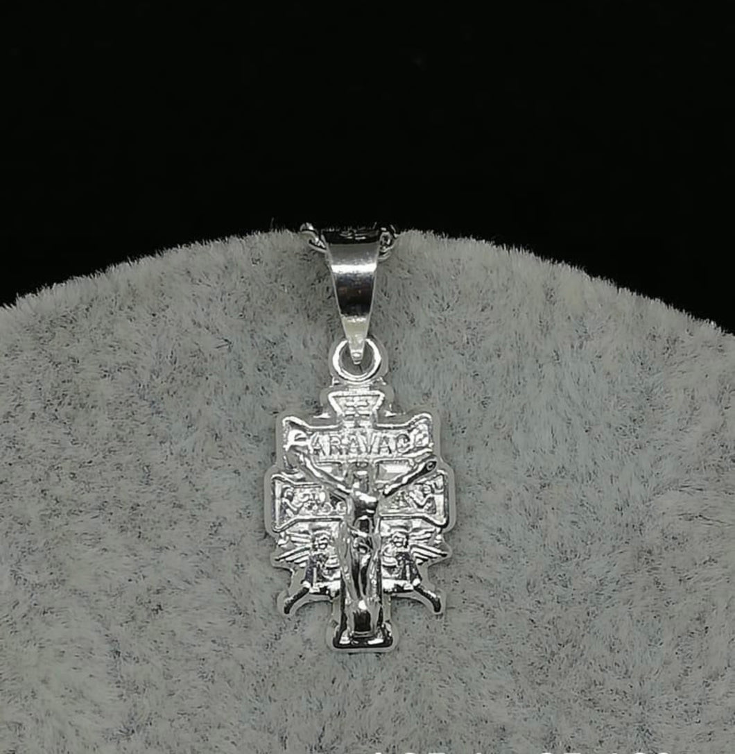 Sterling Silver Pendant Cross of Caravan