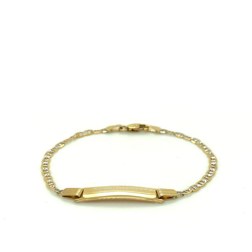 10K Gold ID Marinero Bracelet