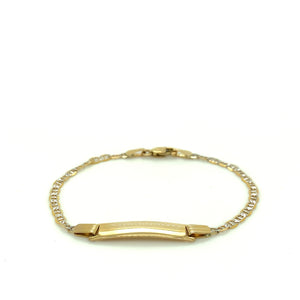10K Gold ID Marinero Bracelet