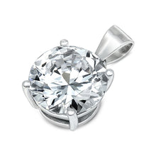 Load image into Gallery viewer, Sterling Silver CZ Pendant