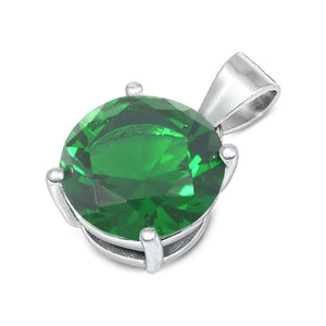 Sterling Silver CZ Pendant