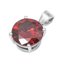 Load image into Gallery viewer, Sterling Silver Lavender CZ Pendant