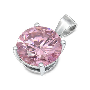 Sterling Silver CZ Pendant