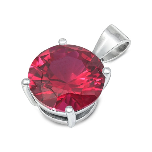 Sterling Silver CZ Pendant