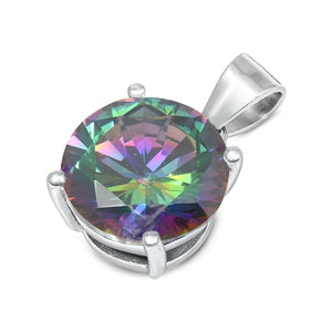 Sterling Silver CZ Pendant