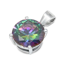 Load image into Gallery viewer, Sterling Silver Lavender CZ Pendant