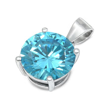 Load image into Gallery viewer, Sterling Silver CZ Pendant