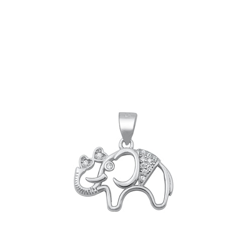 Sterling Silver Elephant Pendant