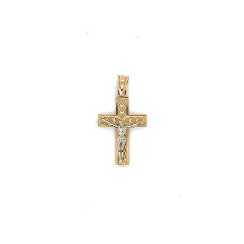 10k Gold Crucifix Pendant