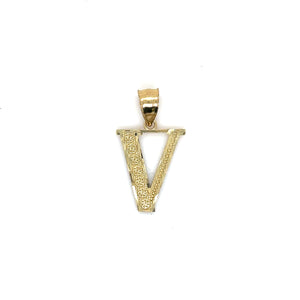 10k Gold Letter Pendant