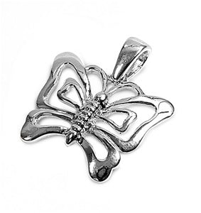 Sterling Silver Butterfly Pendant