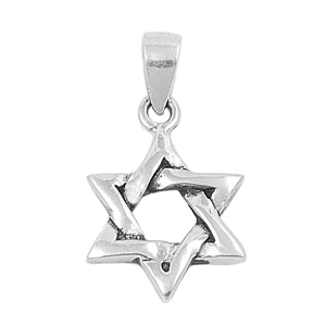 Sterling Silver Star of David Pendant