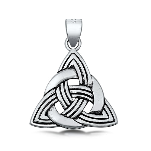 Sterling Silver Trinity Knot Pendant