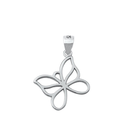 Sterling Silver Pendant - Butterfly