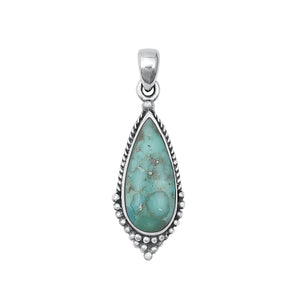 Sterling Silver Turquoise Pendant