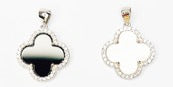 Sterling Silver Pendant Flower