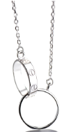 Sterling Silver Ring Necklace