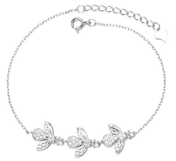 Sterling Silver Bee Bracelet