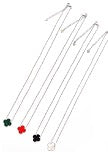 Sterling Silver Necklace Flower