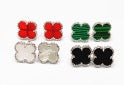 Sterling Silver Earrings Flower