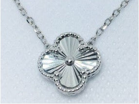 Sterling Silver Necklace Flower