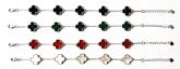 Sterling Silver Bracelet Flower